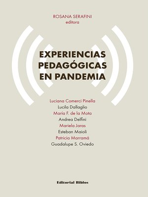 cover image of Experiencias pedagógicas en pandemia